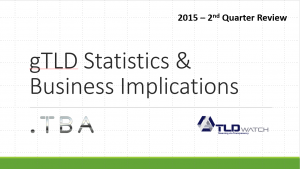 Q2 2015 gTLD statistics and Business Implications